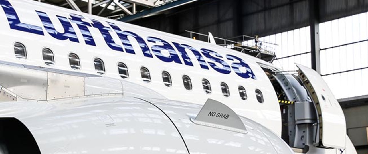 A320 Neo von Lufthansa im Hangar: Für die Fluglinie noch ein zu häufiges Bild