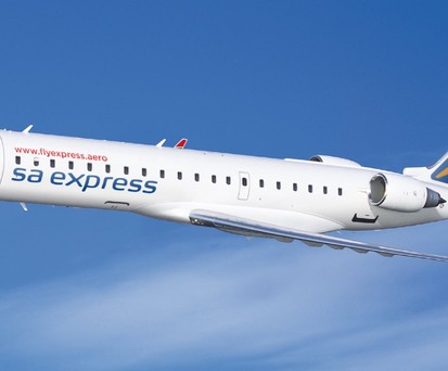 Flieger von South African Express: Seit Mitte März am Boden.