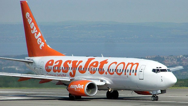 B737 von Easjet: Schon auf dem Rollfeld wird viel Treibstoff verbraucht.