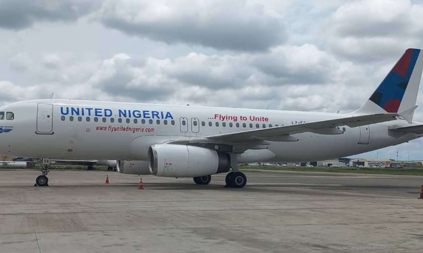 Airbus A320 von United Nigeria: Ein Flug der Fluggesellschaft wurde umgeleitet, ohne das die Passagiere informiert wurden.