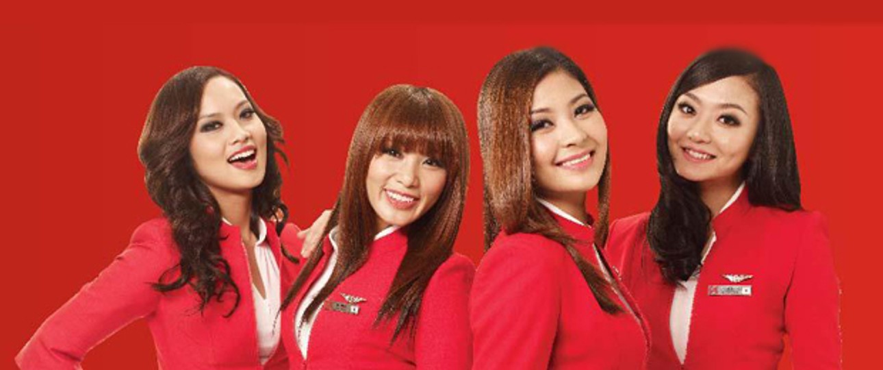 Flugbegleiterinnen von Air Asia: Niemand twittert so fleissig.