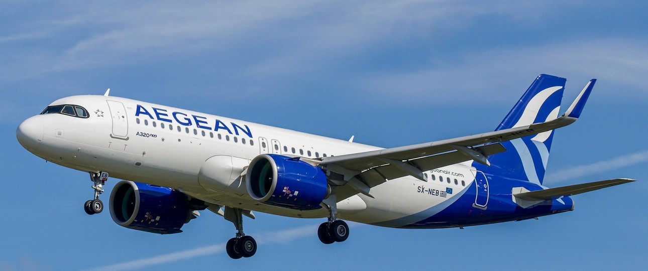 Flugzeug von Aegean Airlines: Belohnungen für regelmäßige Reisende im eigenen Streckennetz.