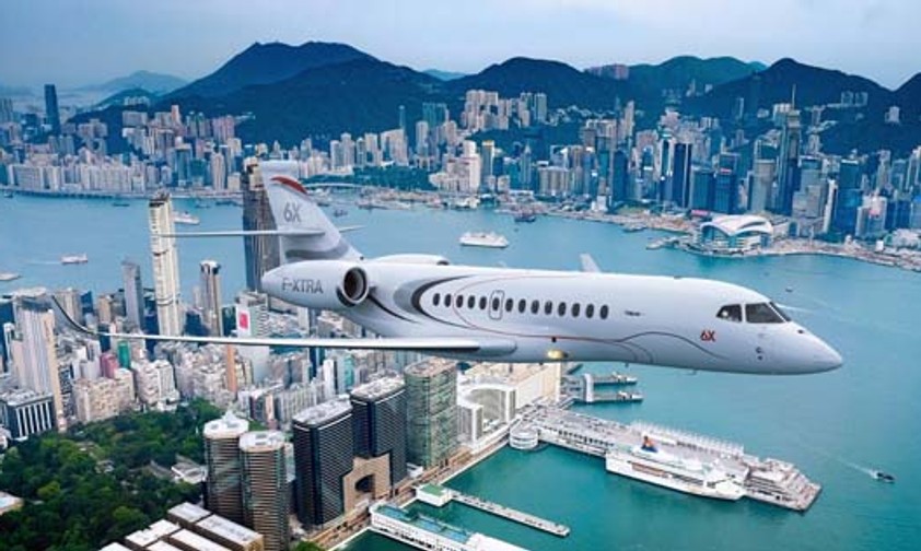Die Falcon 6X von Dassault soll ab 2022 das neue Topmodell in der Klasse der großen Businessjets werden.