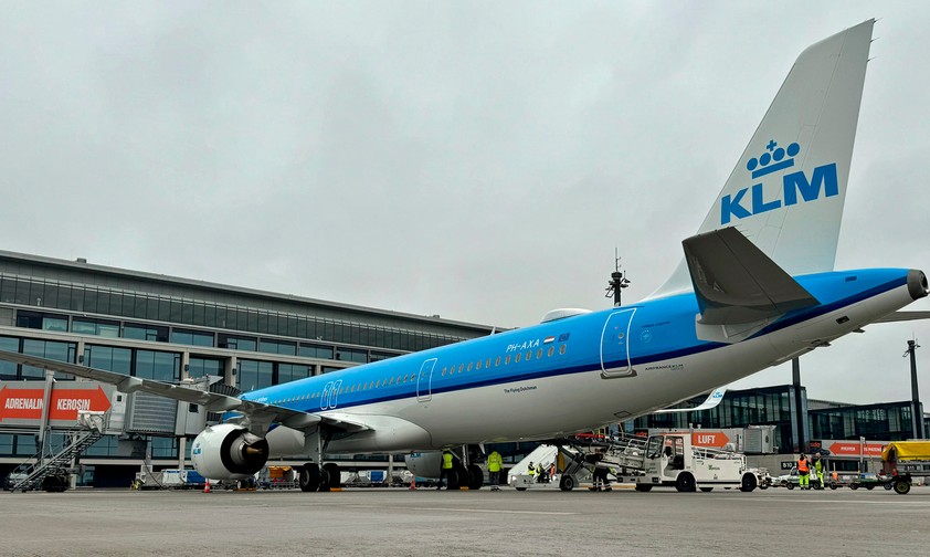 Der erste Airbus A321 Neo von KLM: Mit dem Modell führt die Airline ...
