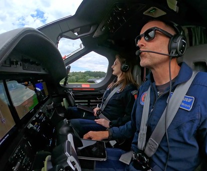 Testflug für die Autoland-Zertifizierung für den Pilatus PC-12: Die Testcrew musste nicht eingreifen. 
