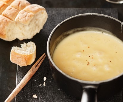 Fondue jetzt auch im Flieger erhältlich.