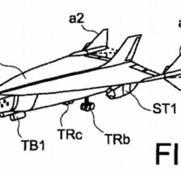 So stellt sich Airbus das «ultraschnelle Luftfahrzeug» vor. Die Passagiere würden im vorderen Teil des Rumpfes sitzen.