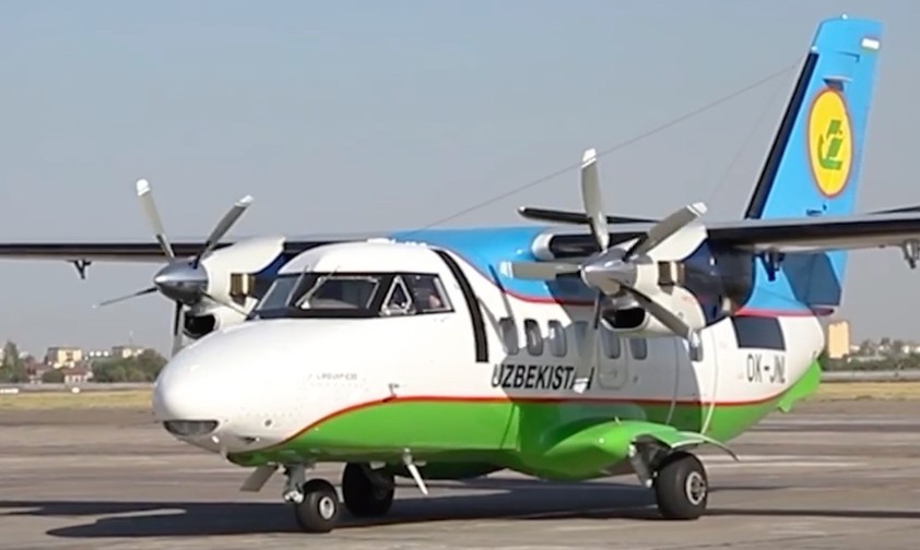 Die erste Let L-410 von Uzbekistan Airways: Wurde dieser Tage eingeflottet.