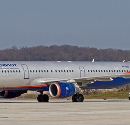 Der in Genf gestrandete Airbus A321 von Aeroflot: Für die Schweizer Stadt ist auch ein Rückholflug geplant.