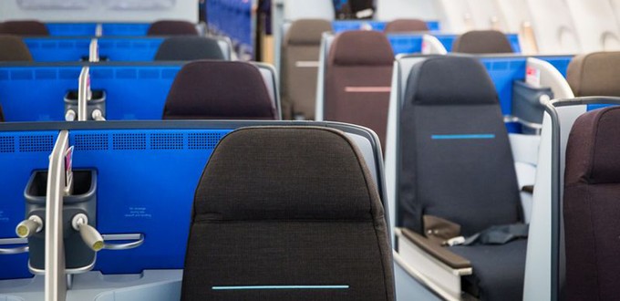 Es wird ab Januar 2020 serviert in der World Business Class, hier zu sehen im Airbus A330.