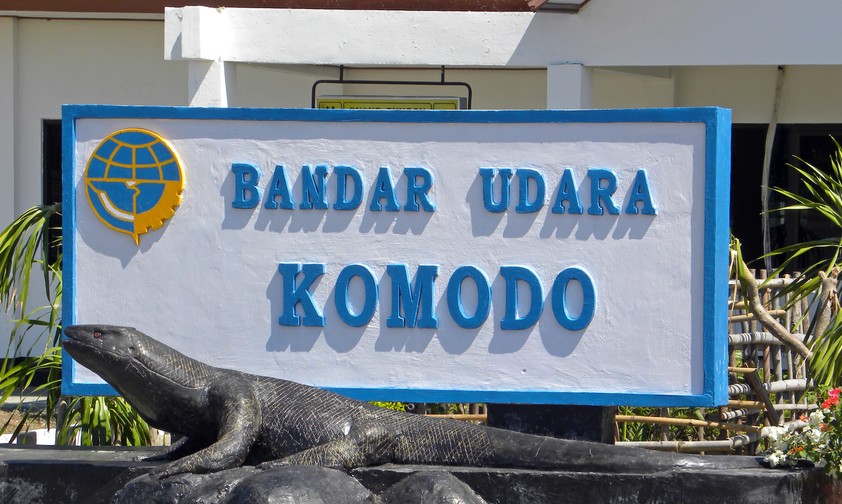 Flughafen Komodo: Nur eingeschränkt nutzbar. 