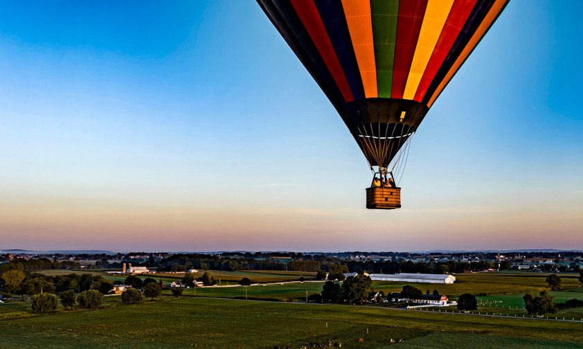 Ballon in der Luft: Ballonfahren ist noch gefährlicher als fliegen in Kleinflugzeugen.