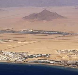 Flughafen Sharm El-Sheik: Immer weniger Flüge.