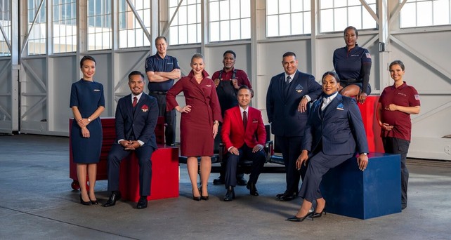 Delta Air Lines: Die Fluglinie kleidet ihr Personal neu ein.