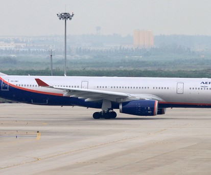 Der Airbus A330-300 von Aeroflot: Hier trug er noch das Kennzeichen VQ-BMY.