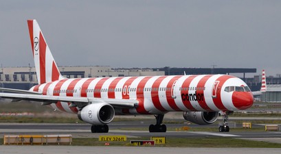 Die D-ABOM: Die Boeing 757 hatte ihren letzten regulären Einsatz bei Condor.