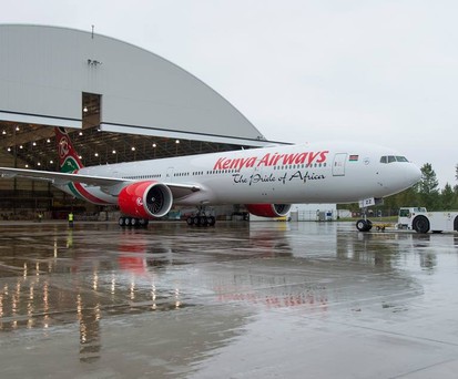 Flieger von Kenya Airways: Die Fluggesellschaft ächzt unter einer enormen Schuldenlast.