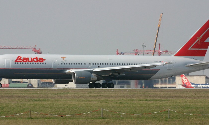 Die OE-LAX flog einst für Lauda Air.