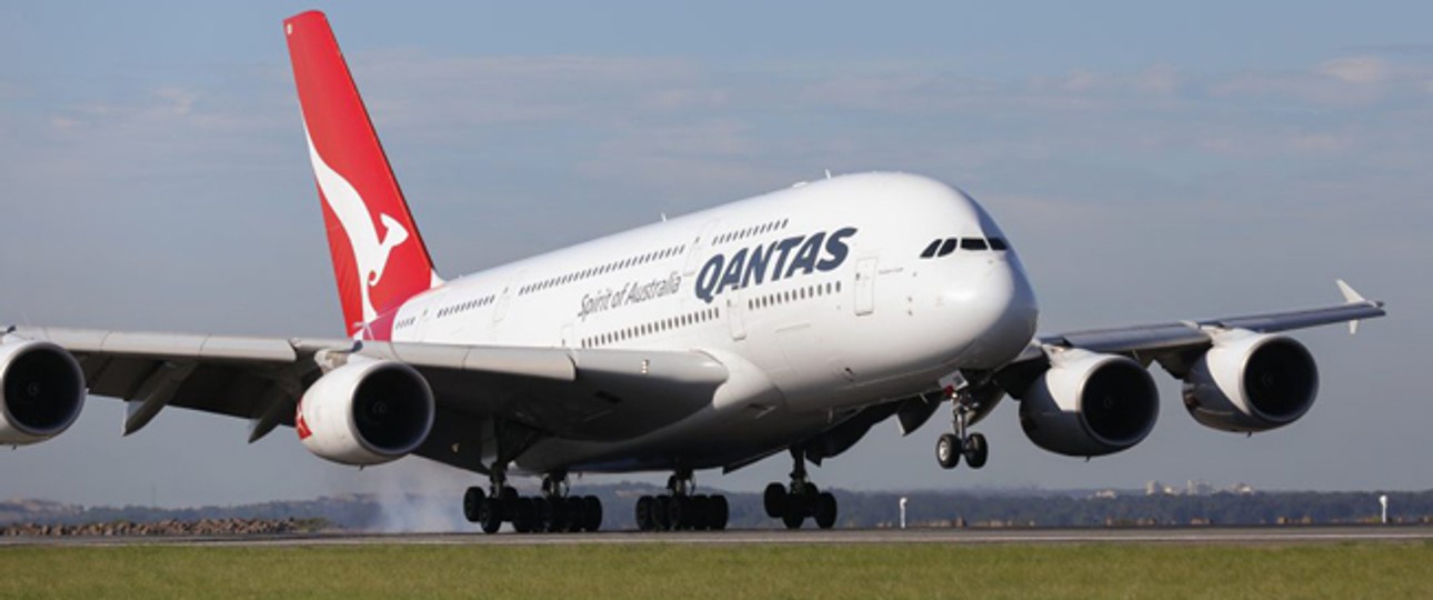 Airbus A380 von Qantas: Vom Pech verfolgt.