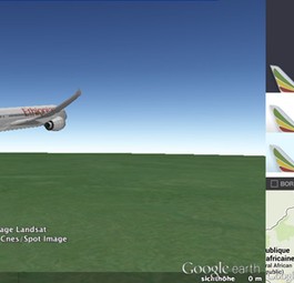 Dreamliner im Flug: Live-Simulation