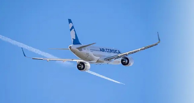 Airbus A320 Neo von Air Corsica: Ein Flugzeug der Airline konnte nicht sofort landen.
