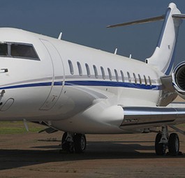 Bombardier Global 6000 in Matterhorn-White: Neues Understatement.