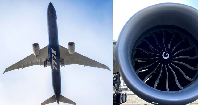 Boeing 777X und das riesige Triebwerk GE9X: Bald wieder in der Luft?