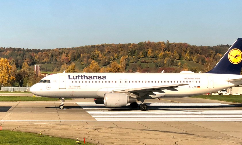 Airbus A320 von Lufthansa; Bei der Wartung hilft künftig Swiss Aviation Software.