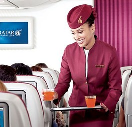 Platz 19: Qatar Airways, 87,12 Prozent.