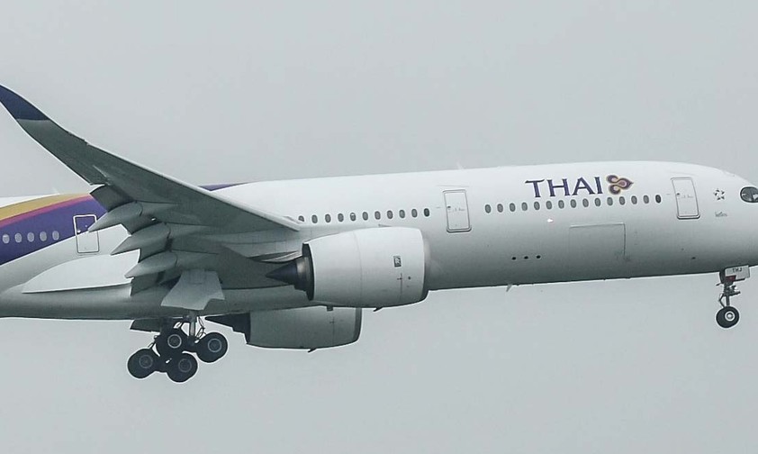 Airbus A350 von Thai Airways: Fehlanflug auf Frankfurt.