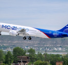 Die MS-21 von Irkut: Russische Airlines bekommen die Maschine deutlich billiger.
