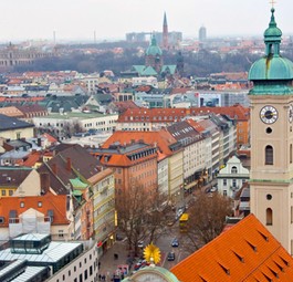 München, Deutschland – Distanz: 31 Kilometer, Preis: 49,46 Euro, Preis pro Kilometer: 1,59 Euro