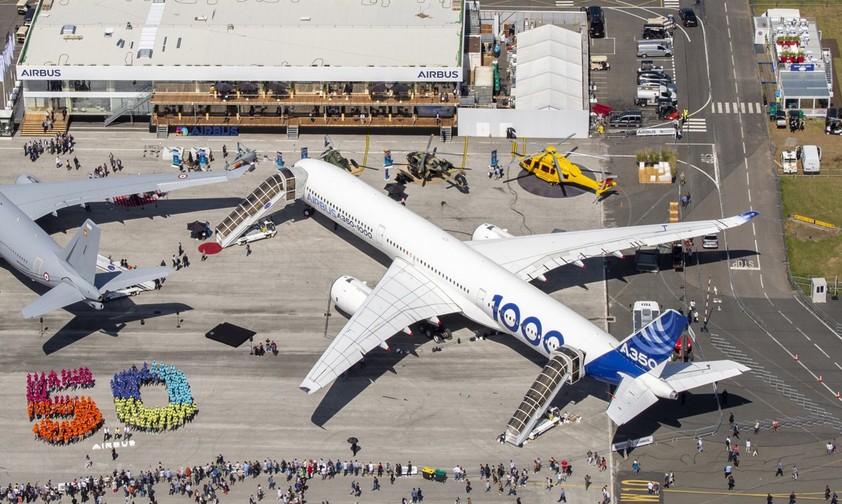 Airbus A350-1000 at the Paris Air Show