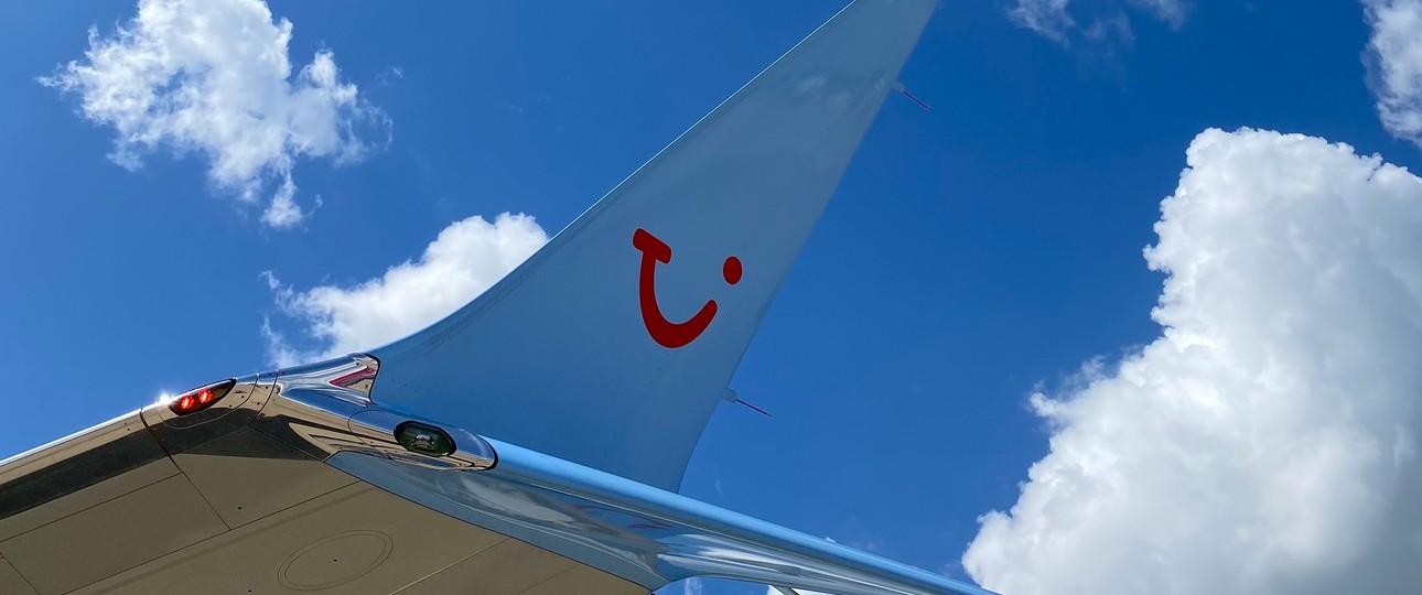 Winglet einer Boeing 737 Max von Tuifly: Die Saisons in Europa werden länger.