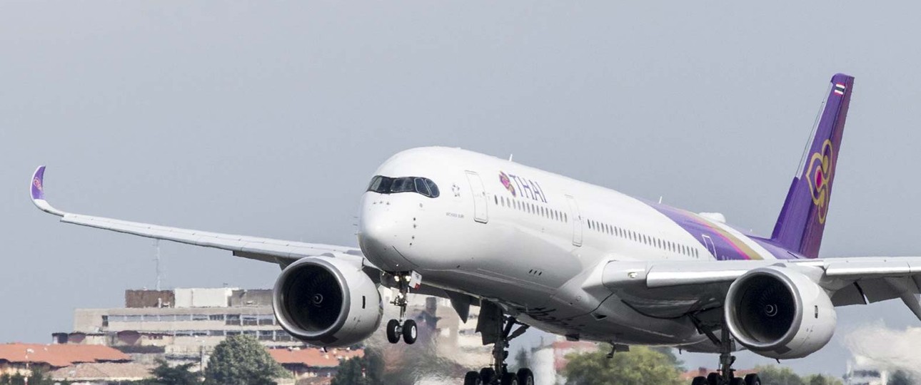 Airbus A350 von Thai Airways: Schwere Störung in Frankfurt.