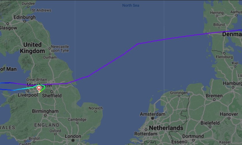 Copenhagen-Manchester-Dublin-Manchester-Liverpool: Geduldsproben für Reisende und Crew.