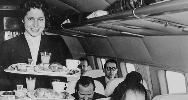 Margot von Engelmann und ihr 176-Mark-Lächeln: Sie prägte die Lufthansa mit.