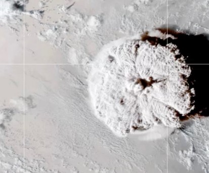 Ausbruch des Hunga Tonga-Hunga Ha’apai: Folgen in 10.000 Kilometer Entfernung.