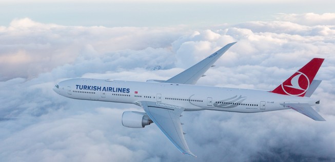 Boeing 777 von Turkish Airlines: Auf langen Strecken offenbar nicht immer gut gefüllt.