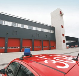 Neue Feuerwache: Das Gebäude liegt im Südwesten des Flughafens, zwischen alter Wache 3 und der Cargo City Süd.