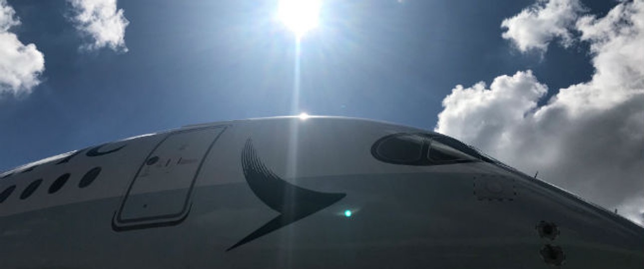 Airbus A350-1000 von Cathay Pacific: Es geht wieder über Russland.