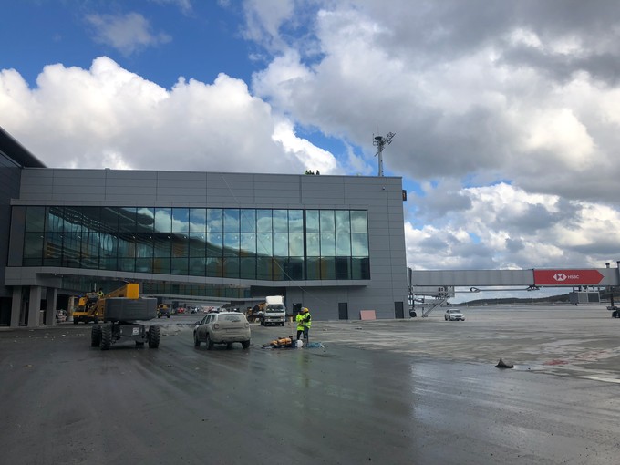 Das soll sich schon bald ändern. Am 29. Oktober eröffnet der Flughafen.