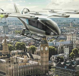Der neue Entwurf für das Flugtaxi der Embraer-Tochter Eve: Hat jetzt einen klassischen Flügel und eine Heckflosse.