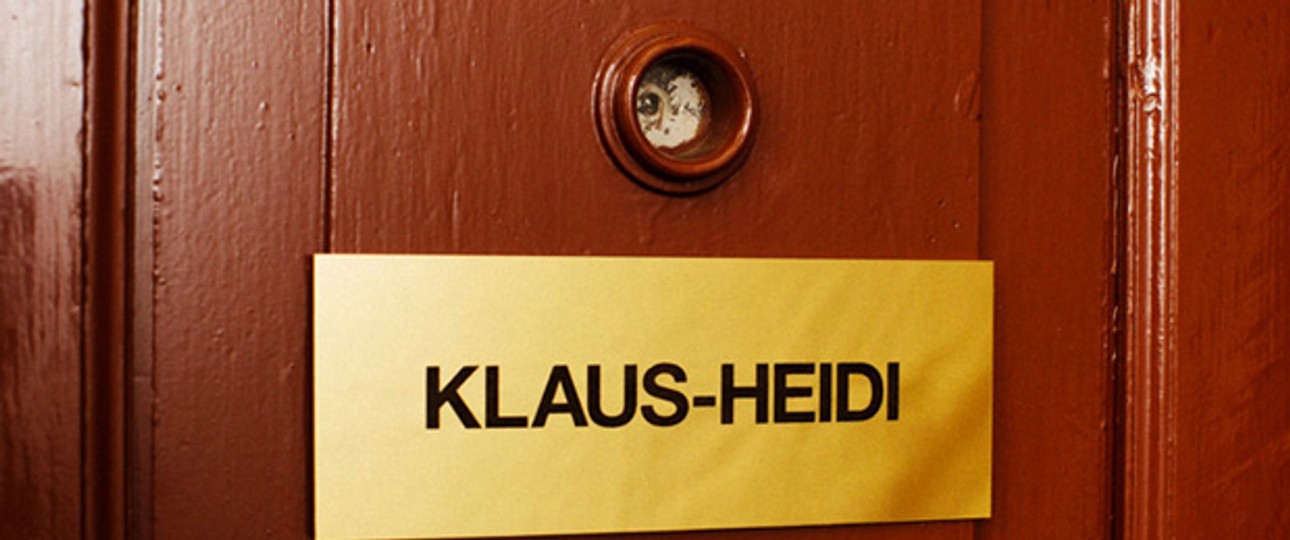 Klaus-Heidis neue Wohnungstür: Im Trendquartier Kreuzberg.