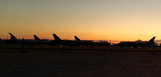 <strong>Rang 3:</strong> Pinal Airpark, Arizona, USA, 256 Flugzeuge.