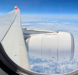 Blick aus einem Airbus A330 von Tap: Die Flotte soll wachsen.