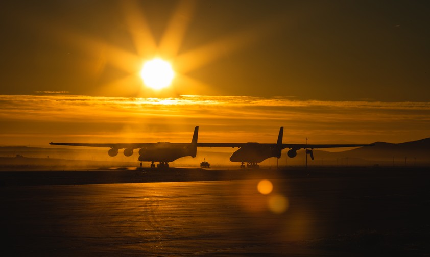 Flieger von Stratolaunch: Rostock-Laage setzt auf die Raumfahrt.