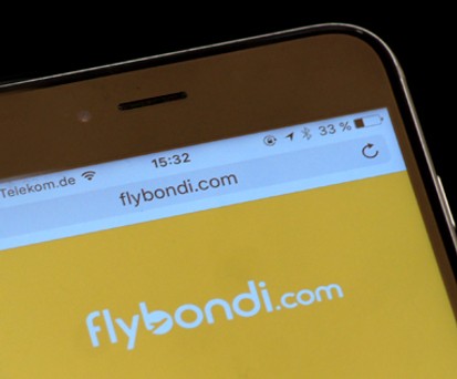Webseite von Flybondi: 2017 will die Airline abheben.