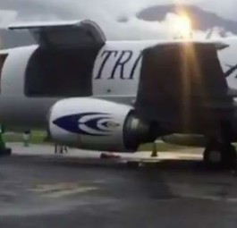 Ladung bringt Flugzeug zum Kippen