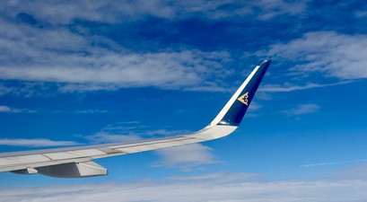 Blick aus Airbus A321 LR von Air Astana: Die Airline hat ein neues Segment entdeckt.